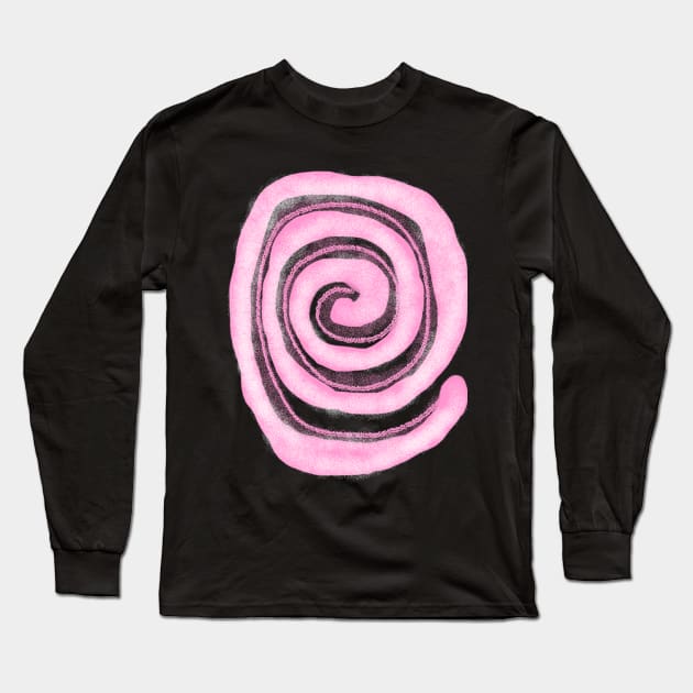 Pink Helix Long Sleeve T-Shirt by byLia